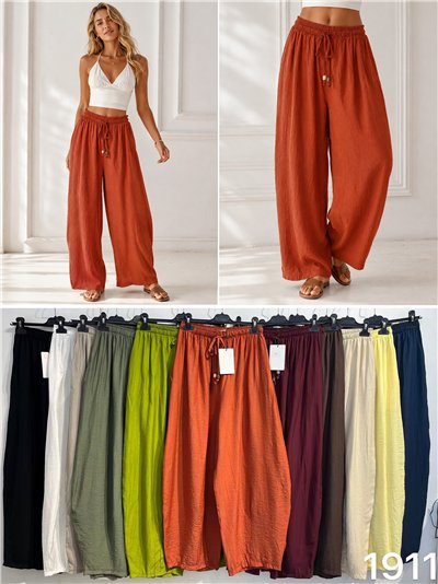 Pantalón barrel con cordón 2