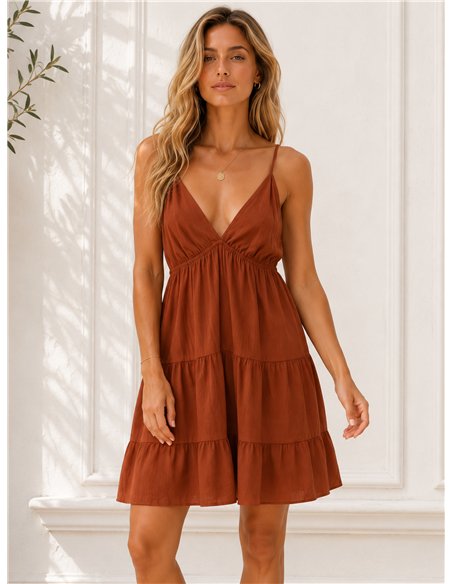 Tiered cami mini dress