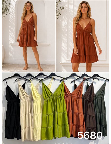 Tiered cami mini dress