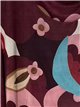 Lycra-Kleid in Übergröße mit abstraktem Blumenmuster