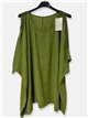 Blusa talla grande con detalle crochet