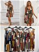 Lycra-Kleid mit geometrischem Muster