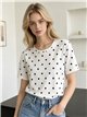 Camiseta lunares