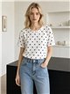 Camiseta lunares