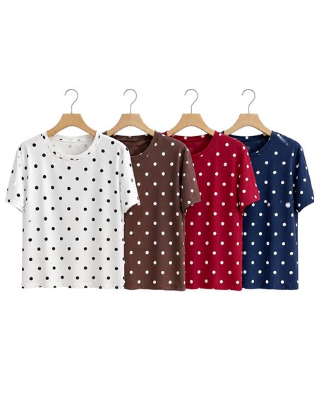 Camiseta lunares