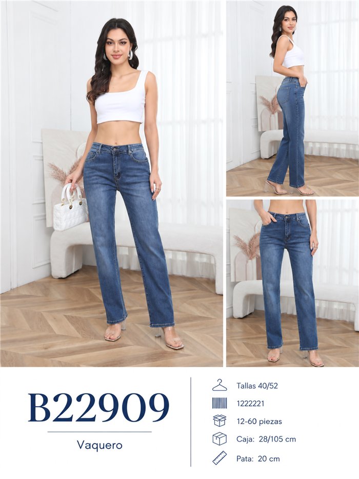 Jeans básicos talla grande