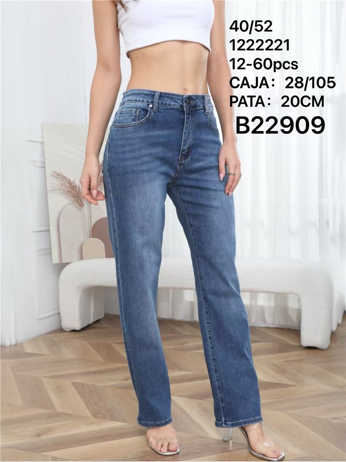 Jeans básicos talla grande