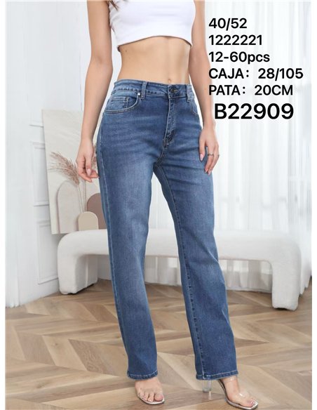 Jeans básicos talla grande