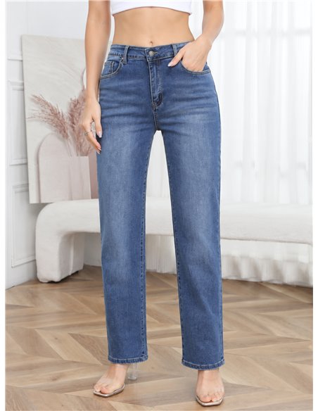 Jeans básicos talla grande