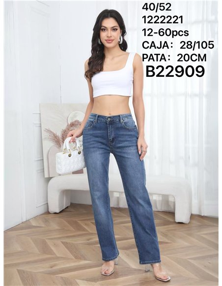 Jeans básicos talla grande