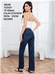 Jeans bordado floral