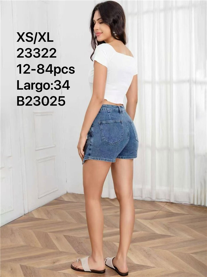 Falda pantalón vaquera cruzada