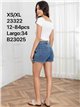 Falda pantalón vaquera cruzada