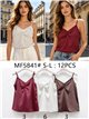 Top lencero satinado de lunares