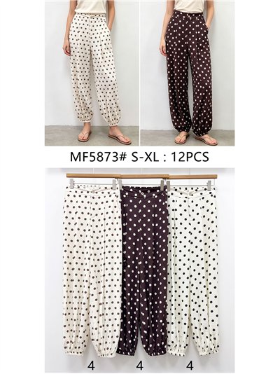 Pantalón bombacho de lunares 2