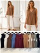 Blusa sin mangas detalle botones