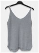 débardeur en maille lurex