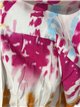 Tie-dye tiered dress