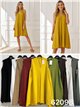 robe ample unie sans manches