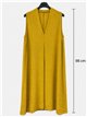 robe ample unie sans manches