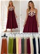 Vestido largo boho detalle crochet
