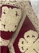 Vestido largo boho detalle crochet