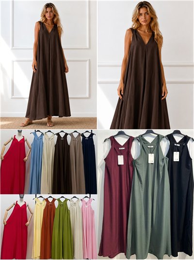 Vestido largo amplio 2