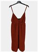 Vestido corto con tirantes y tachas