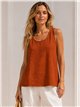 Top liso con lazada