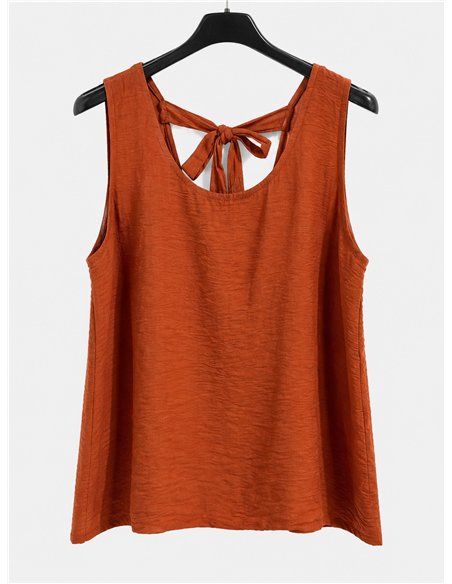 Top liso con lazada