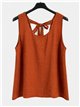 Top liso con lazada