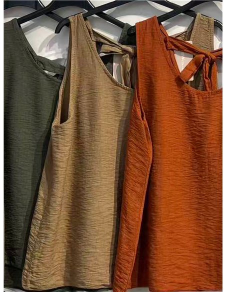 Top liso con lazada