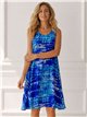 Vestido estampado sin mangas