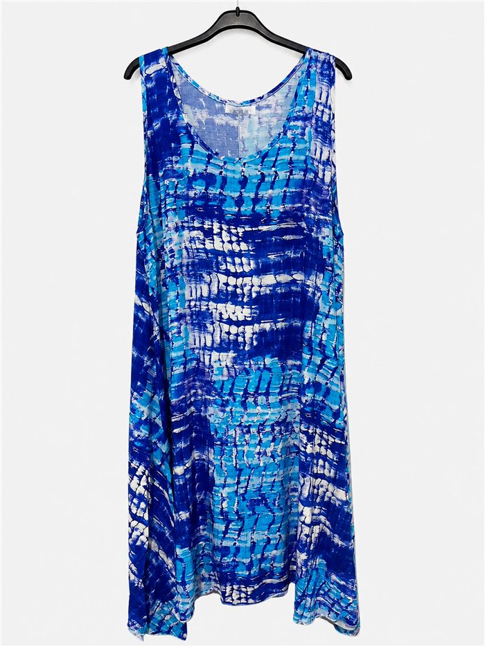 Vestido estampado sin mangas