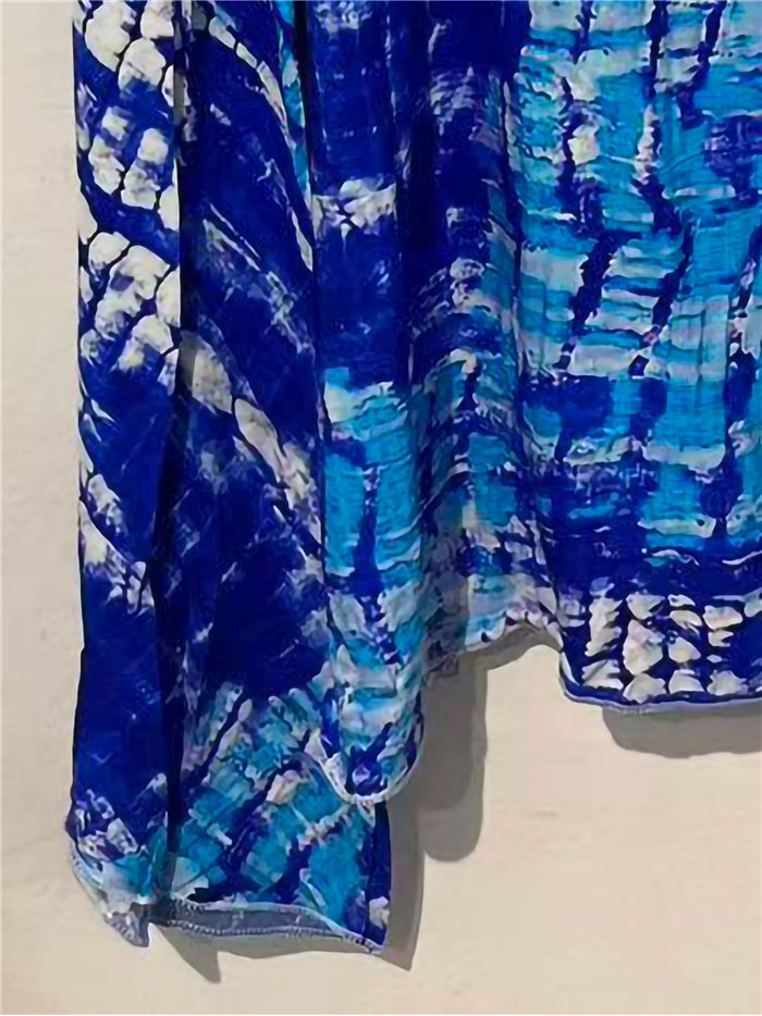 Vestido estampado sin mangas