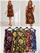 Vestido corto lycra estampado floral