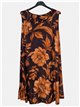 Vestido corto lycra estampado floral