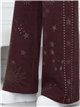 Jeans wide leg strass estrellas