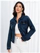 Chaqueta vaquera básica talla grande