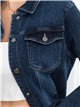 Chaqueta vaquera básica talla grande