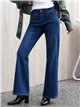 Jeans wide leg con tachas