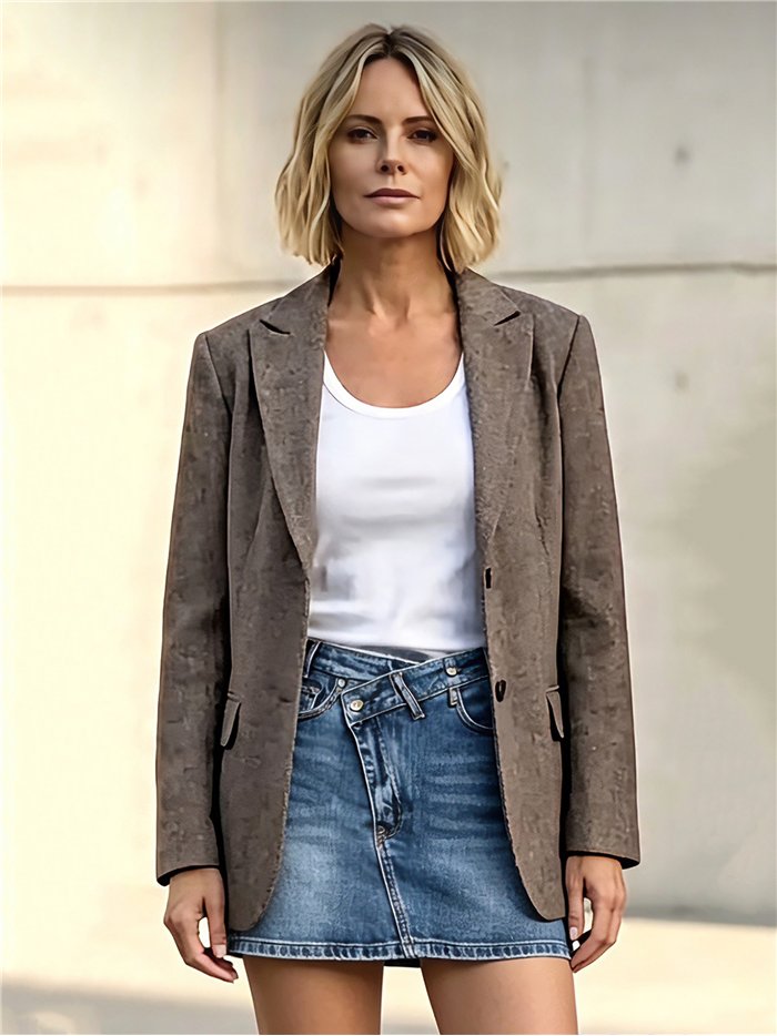 Short vaquero cruzado