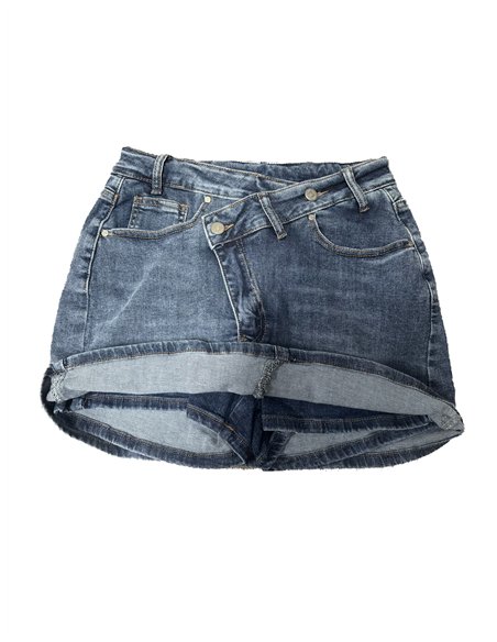 Short vaquero cruzado