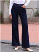 Jeans wide leg denim oscuro