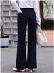 Jeans wide leg denim oscuro