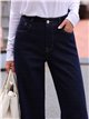 Jeans wide leg denim oscuro