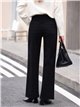 Jeans wide leg negro