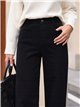 Jeans wide leg negro