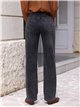 Jeans rectos lavado gris