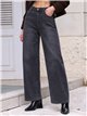 Jeans balloon gris oscuro